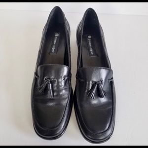 Etienne Aigner Glance Style Leather Tassel Loafers